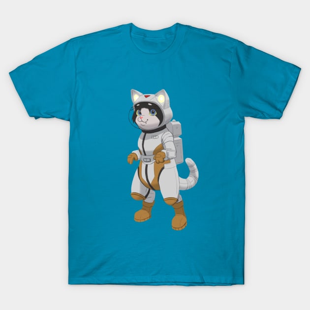 Space Cat T-Shirt by MunMan
